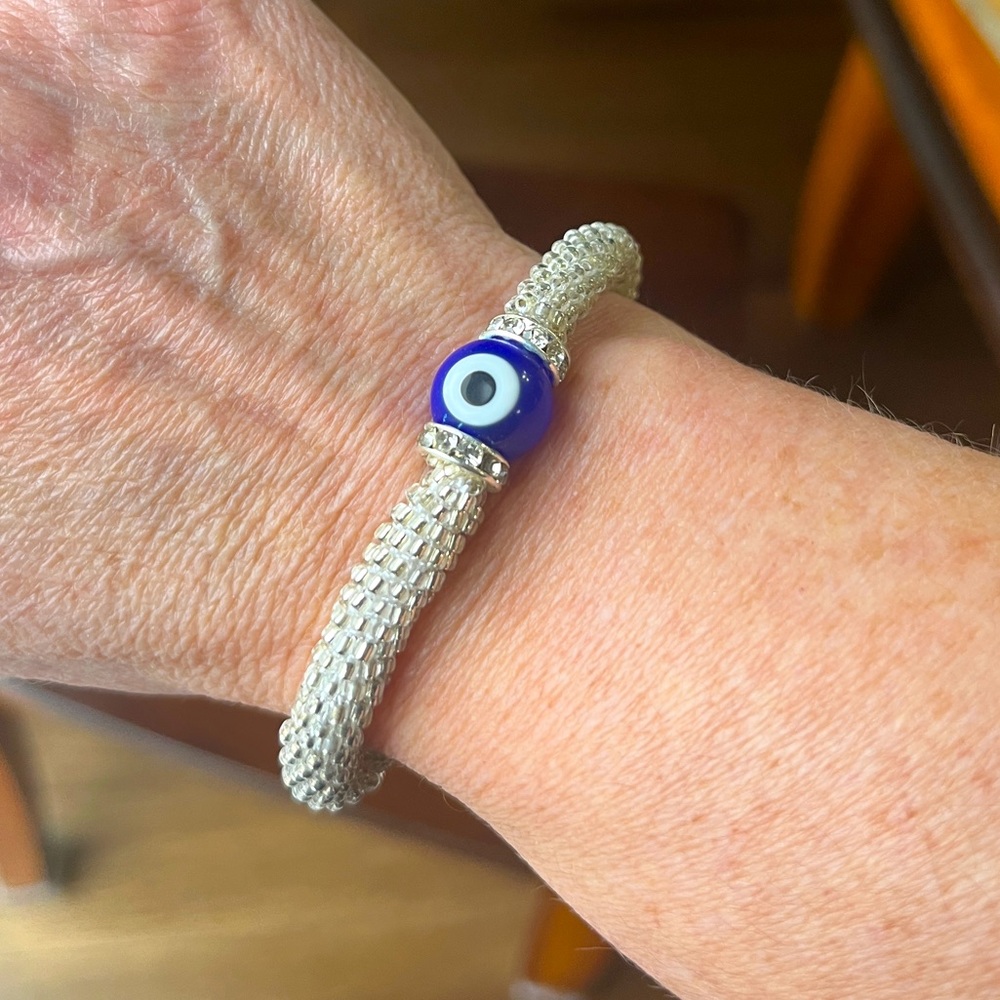 Beaded Evil Eye Bracelet